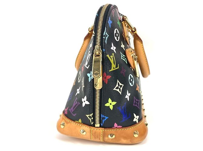 Louis Vuitton Monogram Multicolor Alma PM Tote Bag Schwarz Mehrfarben - Ansicht 4
