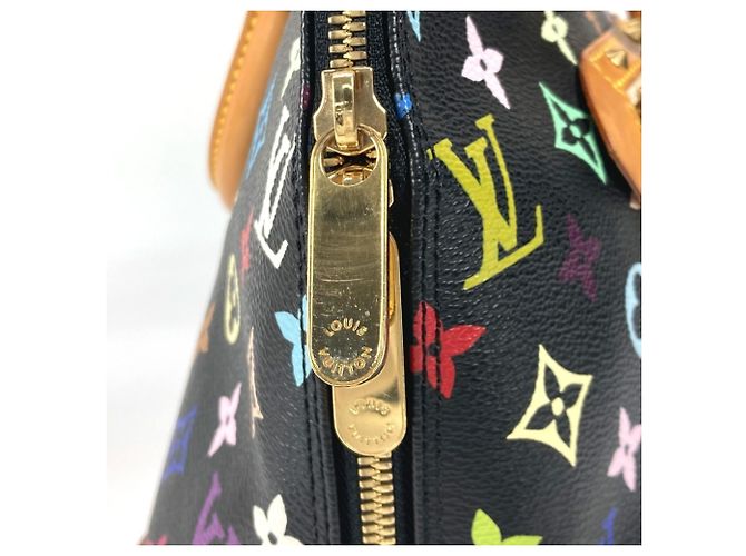 Louis Vuitton Monogram Multicolor Alma PM Tote Bag Schwarz Mehrfarben - Ansicht 5