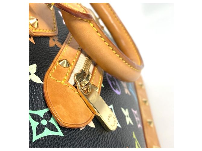 Louis Vuitton Monogram Multicolor Alma PM Tote Bag Schwarz Mehrfarben - Ansicht 6