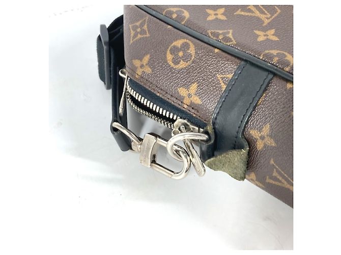 Borsa Porta Documenti da Viaggio GM Monogram Macassar Louis Vuitton Marrone Nero - vista 10