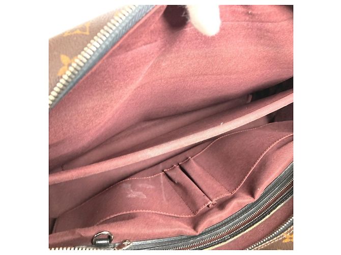 Borsa Porta Documenti da Viaggio GM Monogram Macassar Louis Vuitton Marrone Nero - vista 14
