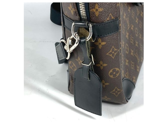 Borsa Porta Documenti da Viaggio GM Monogram Macassar Louis Vuitton Marrone Nero - vista 6