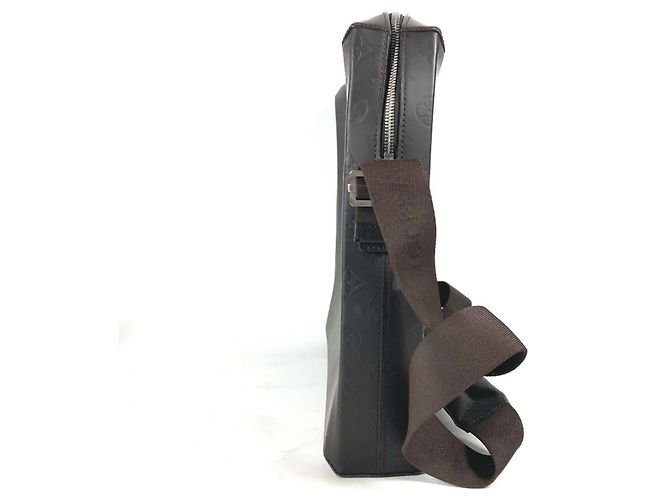 Borsa Steve Monogram Glacé Louis Vuitton Marrone - vista 3