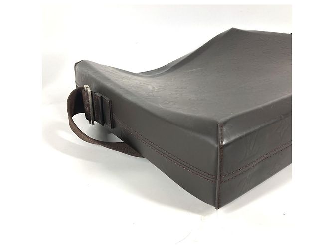 Borsa Steve Monogram Glacé Louis Vuitton Marrone - vista 7