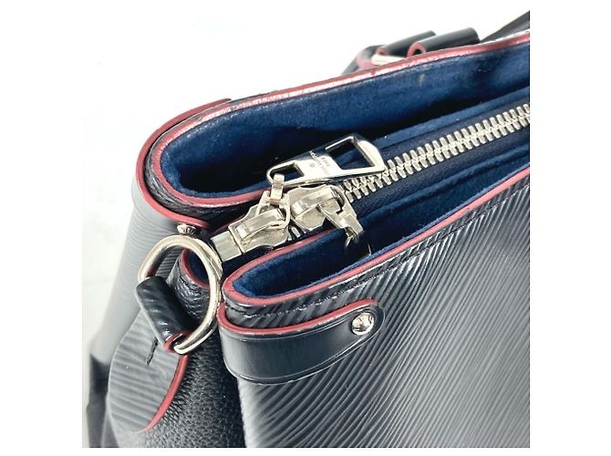 Borsa a mano Louis Vuitton Epi Soufflot NV MM Nero - vista 10