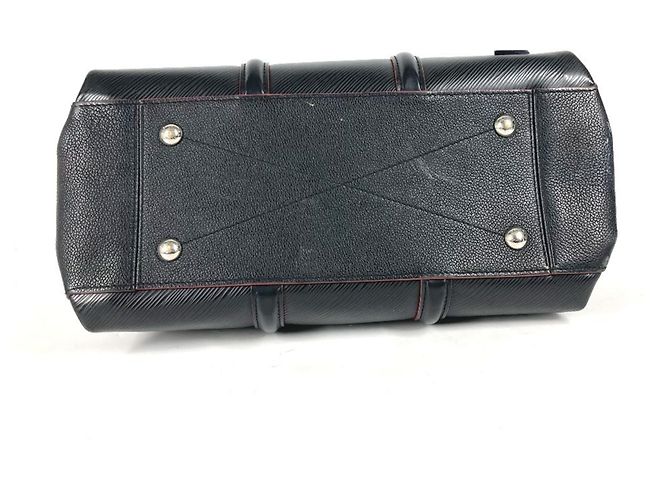 Borsa a mano Louis Vuitton Epi Soufflot NV MM Nero - vista 5