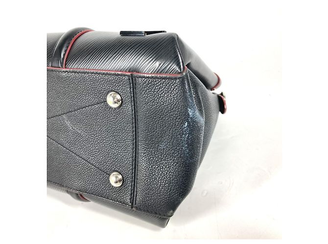 Borsa a mano Louis Vuitton Epi Soufflot NV MM Nero - vista 6