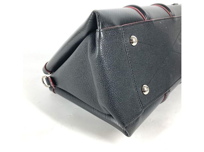 Borsa a mano Louis Vuitton Epi Soufflot NV MM Nero - vista 7