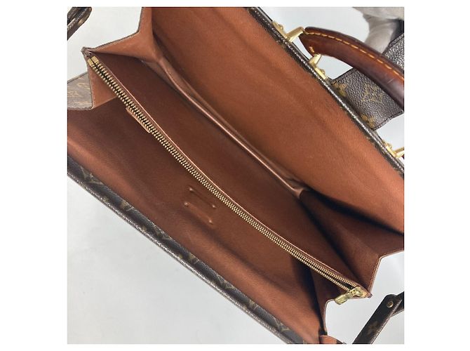 Borsa Documenti Chiusura Monogramma Louis Vuitton Marrone - vista 11