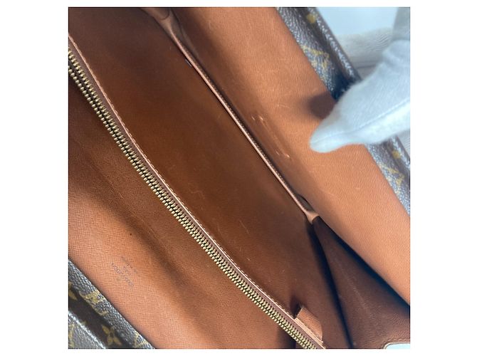 Borsa Documenti Chiusura Monogramma Louis Vuitton Marrone - vista 14