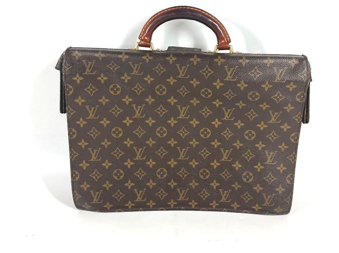 Borsa Documenti Chiusura Monogramma Louis Vuitton Marrone - vista 2