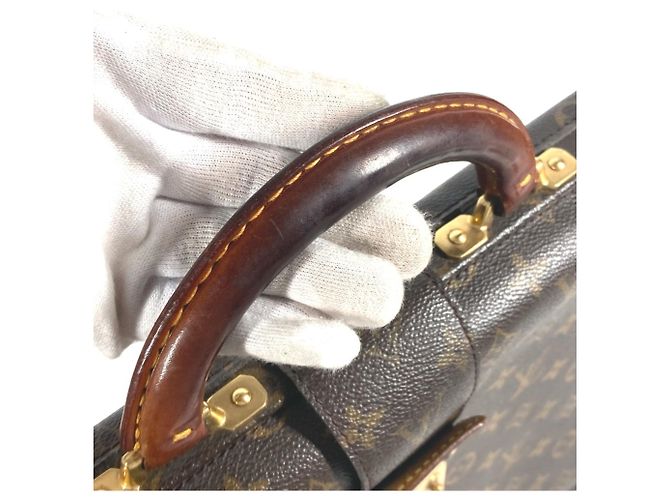 Borsa Documenti Chiusura Monogramma Louis Vuitton Marrone - vista 7
