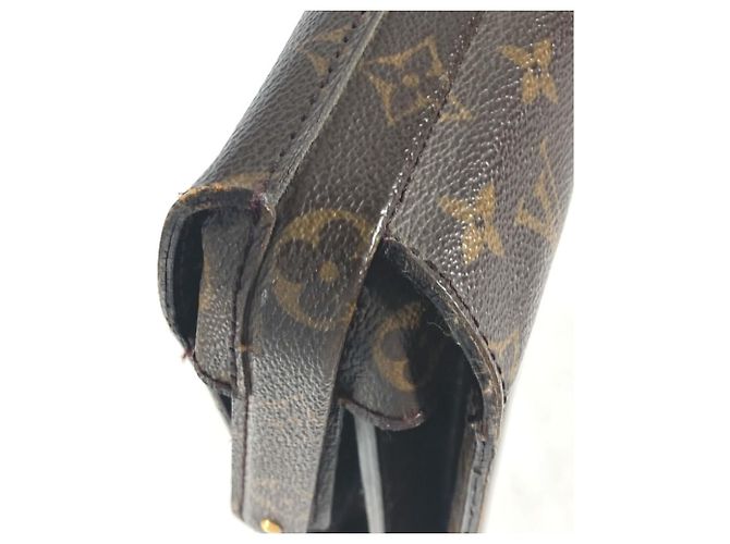 Borsa Documenti Chiusura Monogramma Louis Vuitton Marrone - vista 8