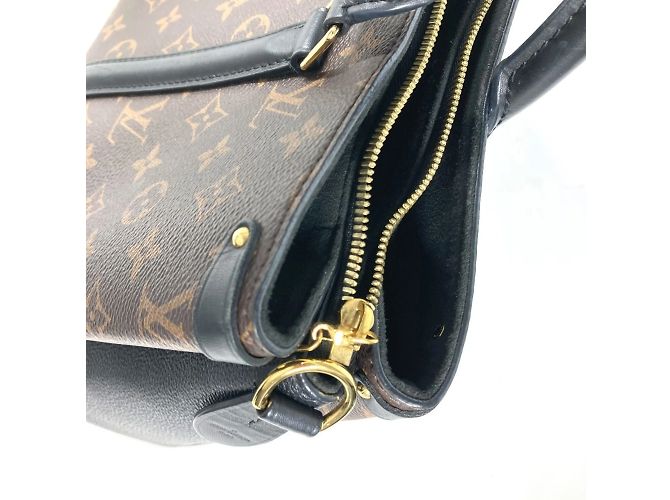 Borsa Tote Louis Vuitton Monogram Soufflot NV MM Marrone Monogramma - vista 10