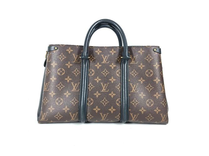 Borsa Tote Louis Vuitton Monogram Soufflot NV MM Marrone Monogramma - vista 2