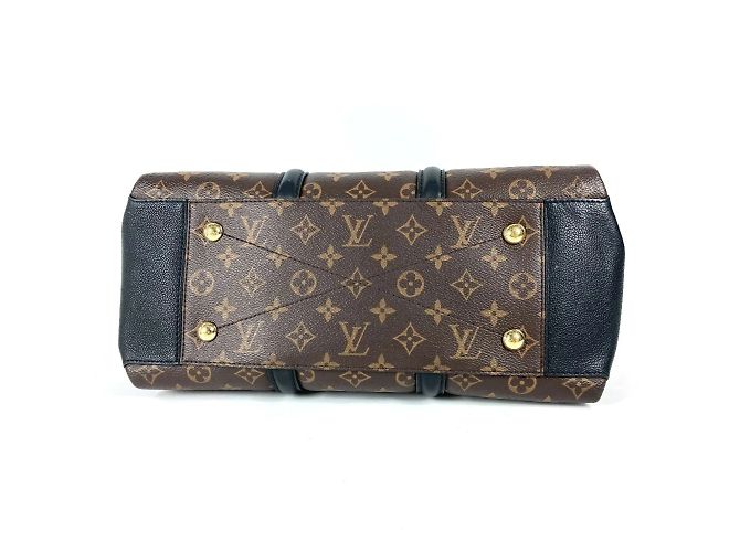 Borsa Tote Louis Vuitton Monogram Soufflot NV MM Marrone Monogramma - vista 5