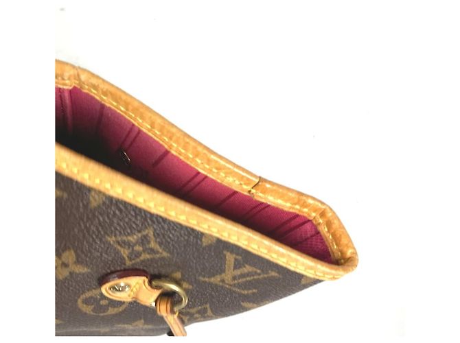 Louis Vuitton Monogram Neverfull MM Tote Bag Braun Pink Monogramm - Ansicht 11