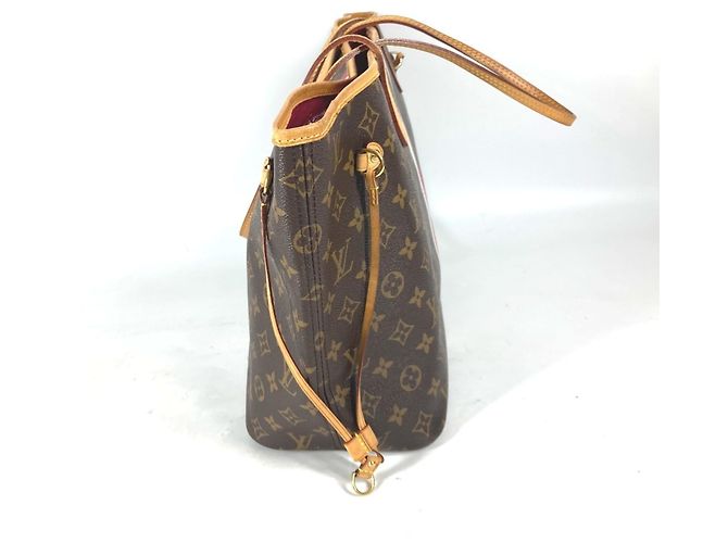 Louis Vuitton Monogram Neverfull MM Tote Bag Braun Pink Monogramm - Ansicht 3