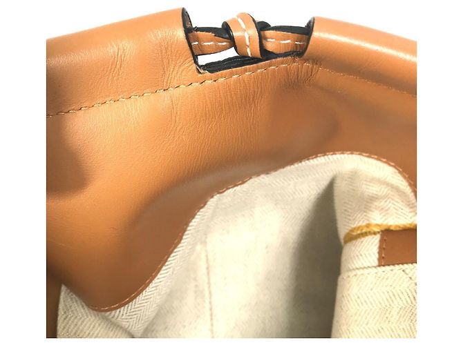 Loewe Medium Anagram Tote Leder Schultertasche Braun Kamel - Ansicht 14
