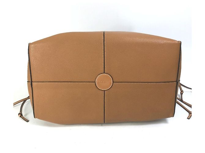 Loewe Medium Anagram Tote Leder Schultertasche Braun Kamel - Ansicht 3