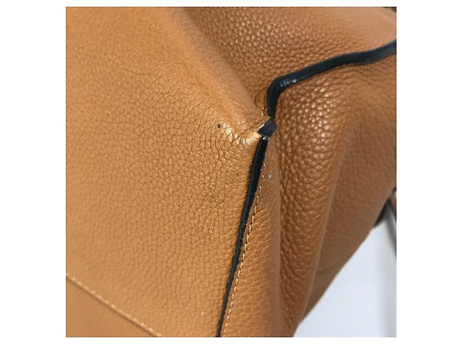 Loewe Medium Anagram Tote Leder Schultertasche Braun Kamel - Ansicht 5
