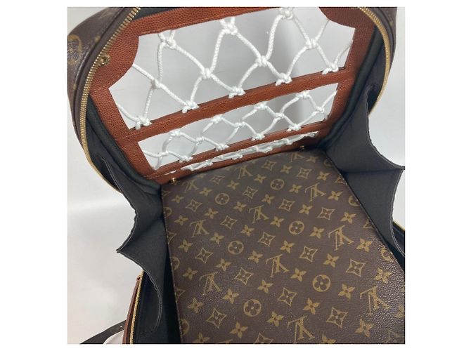 Louis Vuitton NBA Collaboration Shoebox Backpack Brown Monogram - view 16