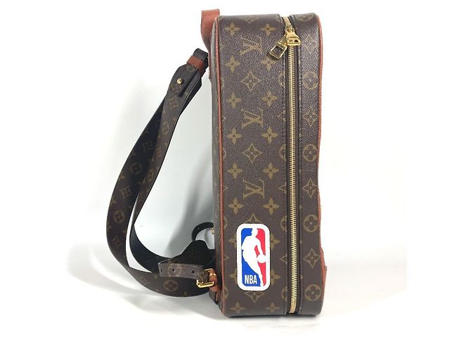 Louis Vuitton NBA Collaboration Shoebox Backpack Brown Monogram - view 4