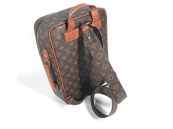 Louis Vuitton NBA Collaboration Shoebox Backpack Brown Monogram - view 7