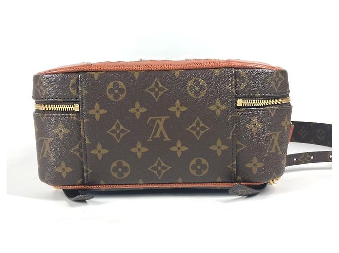 Louis Vuitton NBA Collaboration Shoebox Backpack Brown Monogram - view 9