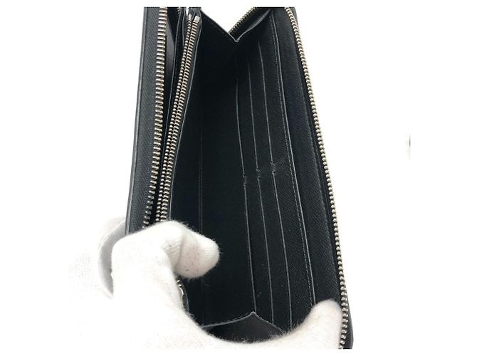 Louis Vuitton Epi Leather Long Wallet Black - view 12