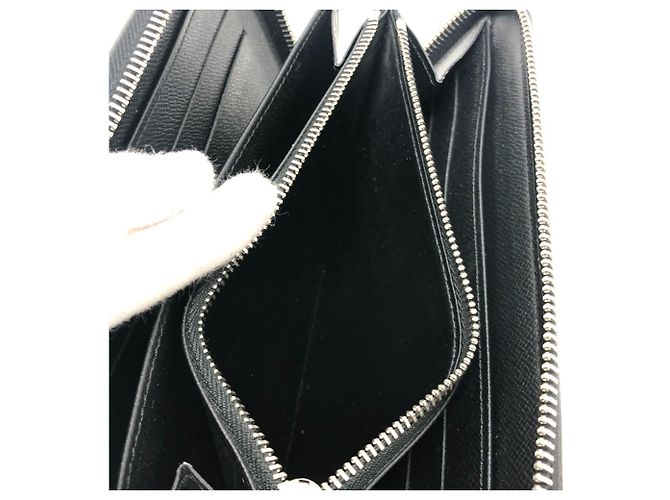 Louis Vuitton Epi Leather Long Wallet Black - view 14