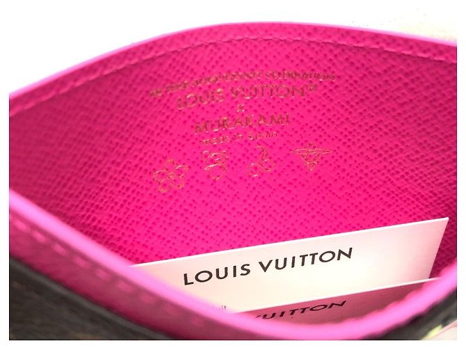Estuche para tarjetas Monogram Louis Vuitton Castaño Rosa Monograma - vista 7
