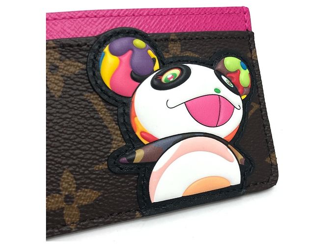 Estuche para tarjetas Monogram Louis Vuitton Castaño Rosa Monograma - vista 8