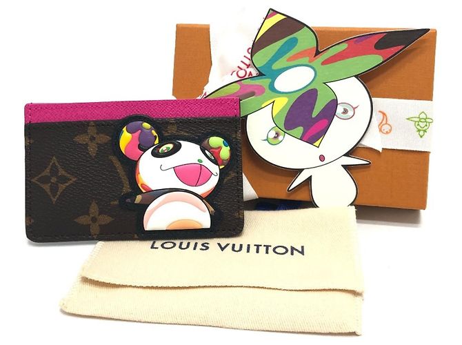 Estuche para tarjetas Monogram Louis Vuitton Castaño Rosa Monograma - vista 9
