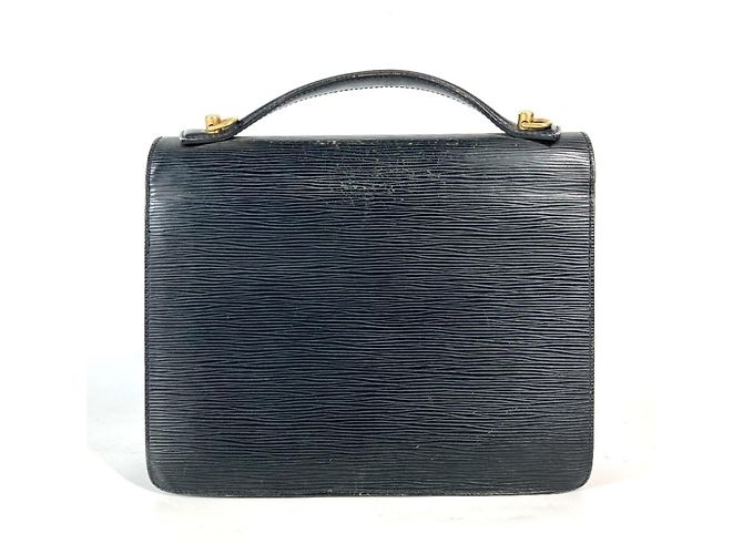 Borsa Monceau Epi di Louis Vuitton Nero - vista 2