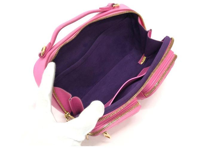 Borsa a tracolla Utility M59244 di Louis Vuitton Marrone Rosa - vista 12