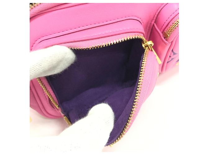 Borsa a tracolla Utility M59244 di Louis Vuitton Marrone Rosa - vista 13