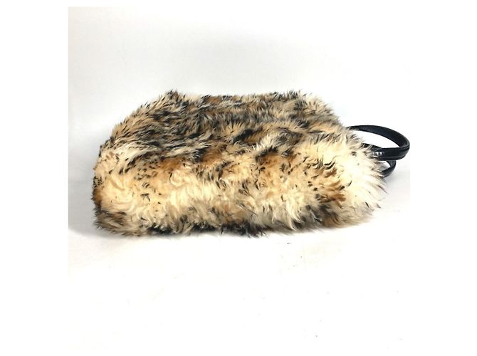Borsa Sac Plat Mouton 2WAY della Collezione Animale Louis Vuitton M50818 Nero Beige - vista 16