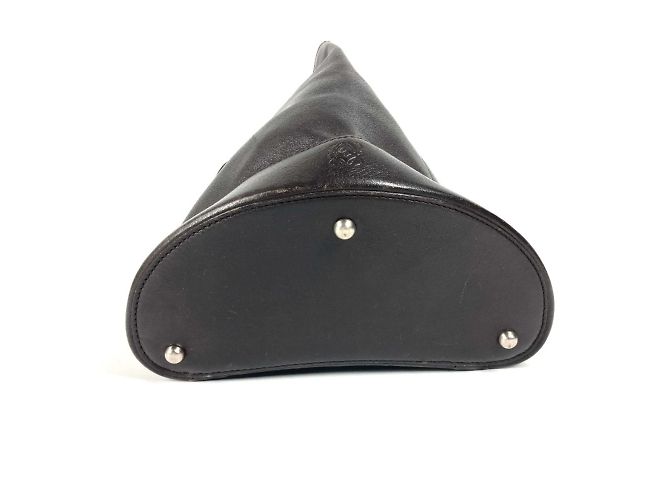 Zaino e borsa a spalla in pelle Loewe Anton Marrone - vista 5