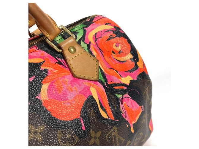 Borsa Speedy 30 Monogramma Rosa Louis Vuitton Marrone - vista 12