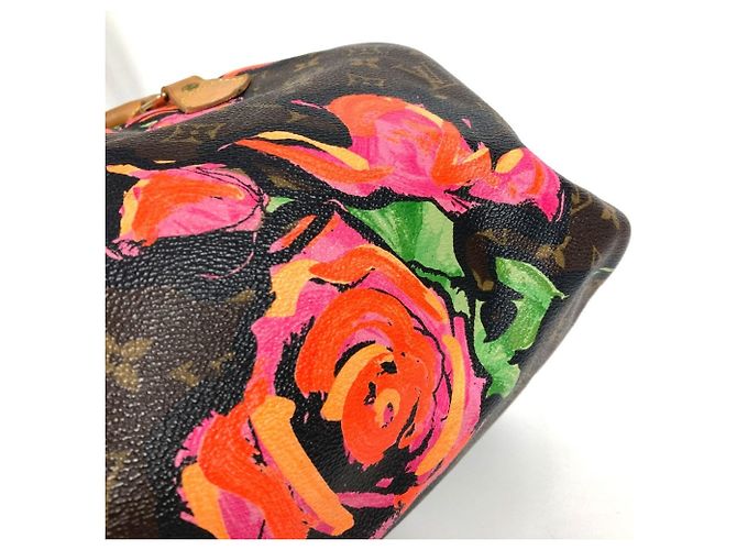 Borsa Speedy 30 Monogramma Rosa Louis Vuitton Marrone - vista 13