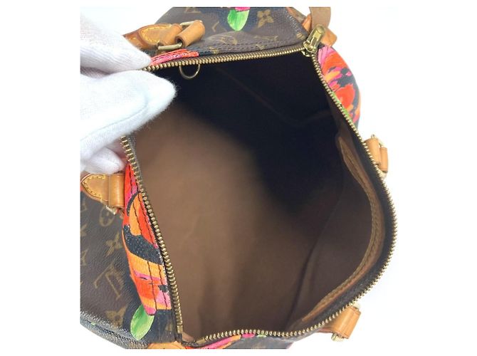 Borsa Speedy 30 Monogramma Rosa Louis Vuitton Marrone - vista 15