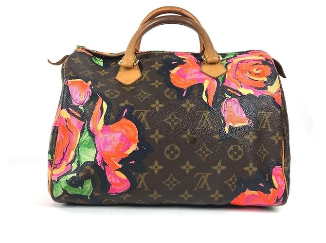 Borsa Speedy 30 Monogramma Rosa Louis Vuitton Marrone - vista 2