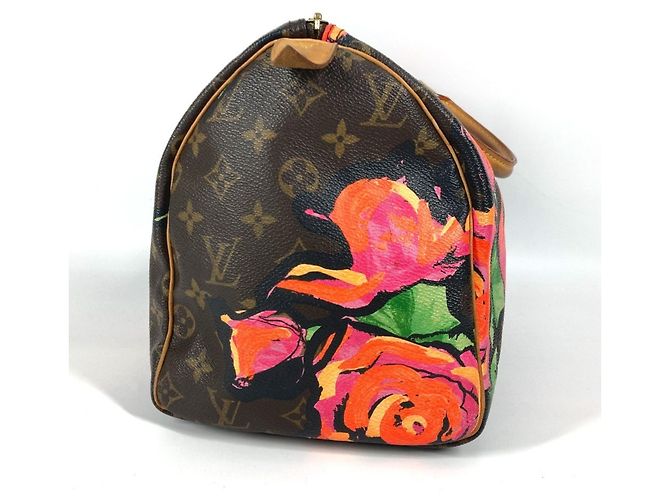 Borsa Speedy 30 Monogramma Rosa Louis Vuitton Marrone - vista 3