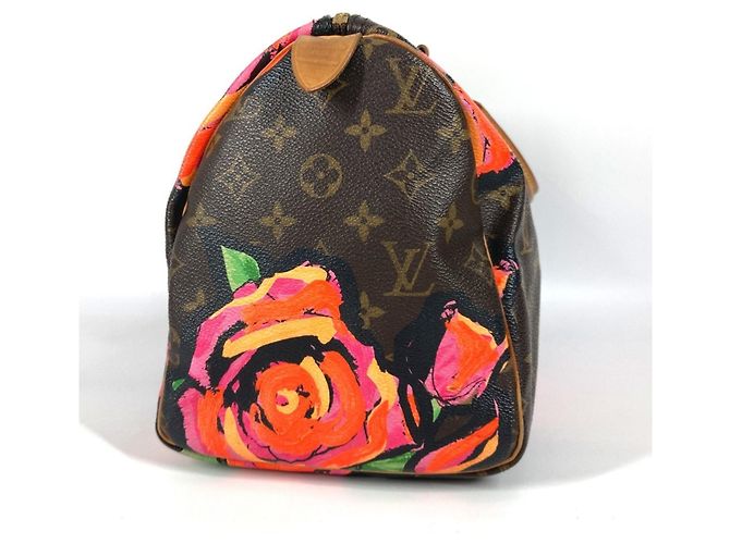 Borsa Speedy 30 Monogramma Rosa Louis Vuitton Marrone - vista 4