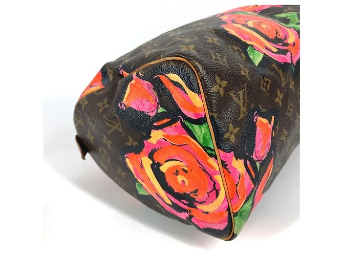 Borsa Speedy 30 Monogramma Rosa Louis Vuitton Marrone - vista 7