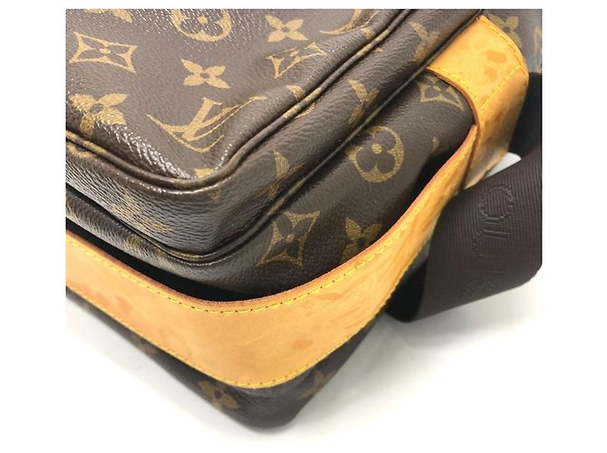 Louis Vuitton Monogram Naviglio Crossbody Bag Brown - view 5