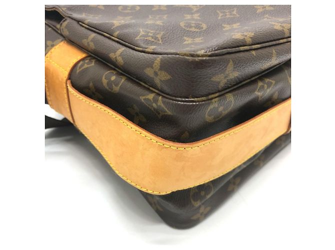 Louis Vuitton Monogram Naviglio Crossbody Bag Brown - view 6
