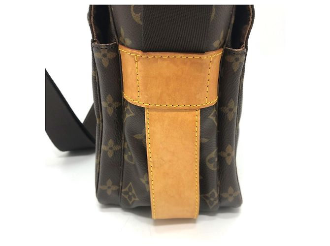 Louis Vuitton Monogram Naviglio Crossbody Bag Brown - view 7