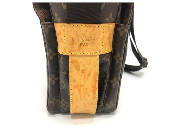 Louis Vuitton Monogram Naviglio Crossbody Bag Brown - view 8